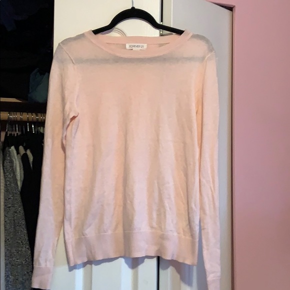 2/$20 Forever 21 Blush Pink Sweater - Picture 1 of 3
